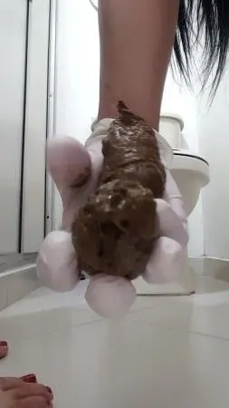 Cherry pooping in bath (CherryPie) Big pile, New, Solo [UltraHD 2K] Toilet Slavery