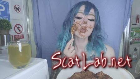 Sexy Ghost Babe SCAT Madness (DirtyBetty) Solo, Teen, Eat [FullHD 1080p] Shitting