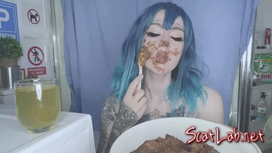 Sexy Ghost Babe SCAT Madness (DirtyBetty) Solo, Teen, Eat [FullHD 1080p] Shitting