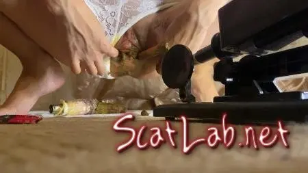 Anal with a fucking machine, shit in the pussy (P00girl) Scat Giant, Solo [FullHD 1080p] Fucking Machine