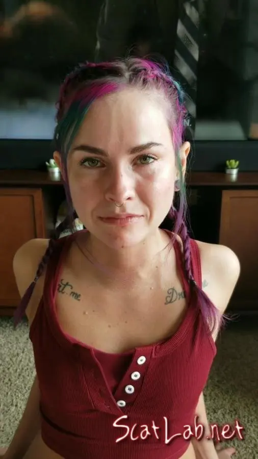 Eating From My Master Part 1 (SluttyLittleLex aka LilButtLex) Humiliation, Eat Shit [UltraHD 2K] Scat Porn