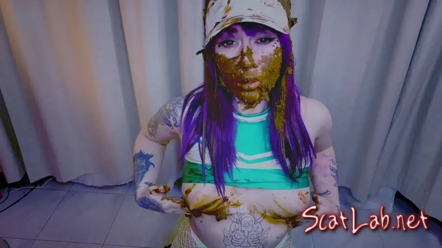 Pooping Cap Madness (DirtyBetty) Teen, Solo [FullHD 1080p] Defecation