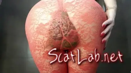 Red Smeared Tights (Solo) Scat, Smearing [FullHD 1080p] Shit in Leggins ScatLab.net