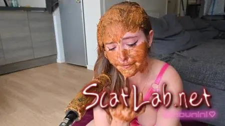 PUKE - F MACHINE - im becoming a REAL shit whore (DIRTY BITCH) Dildo, Toy Play [UltraHD 4K] Solo