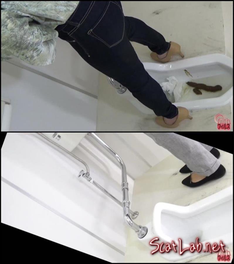 BFFF-78 Girls pooping long turd in toilet with spy camera. (Jav ScatLong shit) [FullHD 1080p]