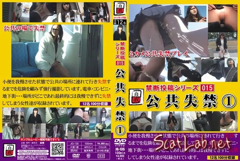 JG-135 禁断投稿シリーズ　015　公共失禁　1 羞恥・調教 (Outdoor peeingPanty pee) [SD]