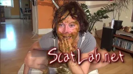 Dirty Slut likes the taste of shit (DirtyScatGirl) Solo, Milf [HD 720p] Eat Shit