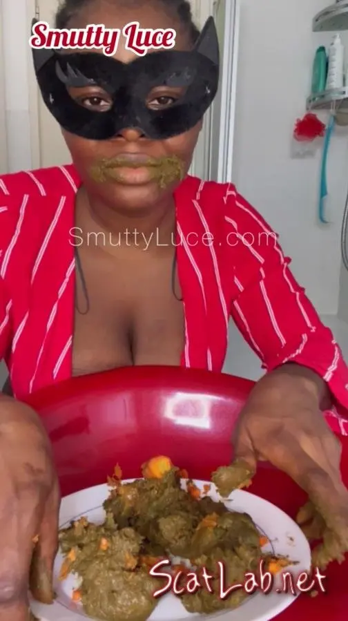 ME vs my MONSTER TURD (Smutty_Luce) Eating, Solo [UltraHD 2K] Eat Shit