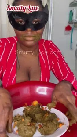 ME vs my MONSTER TURD (Smutty_Luce) Eating, Solo [UltraHD 2K] Eat Shit