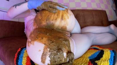 My BIGGEST LOAD EVER (Sweet Betty Parlour) Solo, Toilet Slavery [FullHD 1080p] Defecation