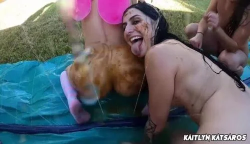 Kaitlyn Katsaros, Miss Demeanor, Keira Croft, Catalina Ossa, Natalie Brooks, Isabel Moon, Lucy Sunflower, Raven Maddoxx, and Raven Vice - 9 Girl Scat Orgy ()  [HD 720p] Scathd.com