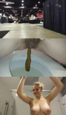 Public Porn Convention Pee and Surprise Poop (CandieCane) Big Tits, Big Shit [FullHD 1080p] Scathd.com