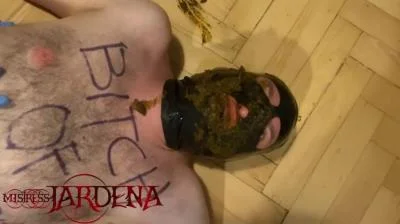 Masacrated bitch on first toilet session (Mistress Jardena) Kaviar, Humiliation [HD 720p] Scatbook.com