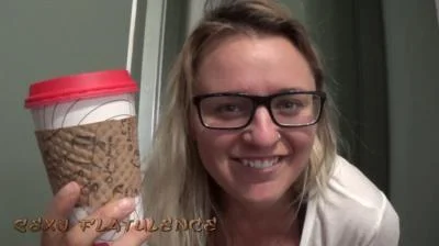 Cafe Au Dung (Sexy Flatulence) Milf, Solo [FullHD 1080p] Scatshop ScatLab.net