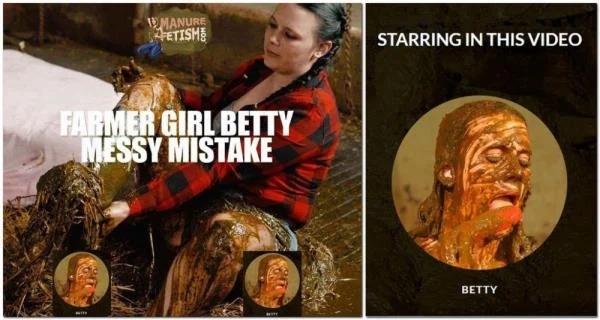 Farmer Girl Betty's Messy Mistake (Betty) Cow, Submerging [HD 720p] Manurefetish.com