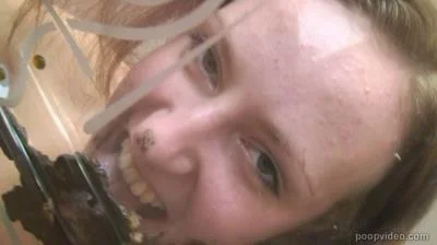 Shitting Ass (Anfinogenova) Solo, Defecation [HD 720p] PoopVideo