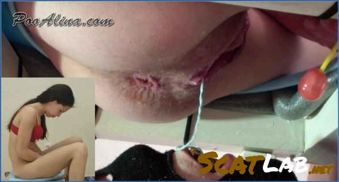 Download Alina sucks chupa chups and pooping in mouth toilet slave Smoking, Toilet Slavery – PooAlina Russia ScatLab.net