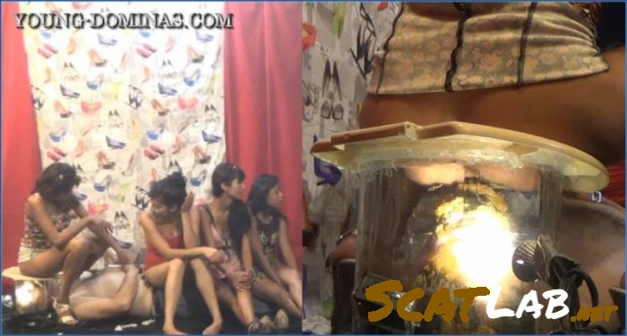 Download Young Dominas' Intense Scat Fetish: Poop Funnel Consumption Part 5 ScatLab.net