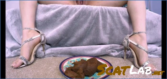 Femdom Toilet Slave Action with Blonde Goddess in FullHD – ScatLab poster