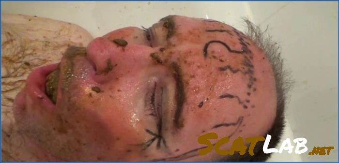 Lady Amy and Lady Atropa Humiliate Slave in Extreme German Vomit Fetish Scene – ScatLab poster