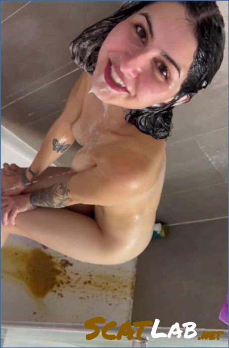 Greek Goddess Hardcore Puking Shower Mess in UltraHD 2K – ScatLab poster