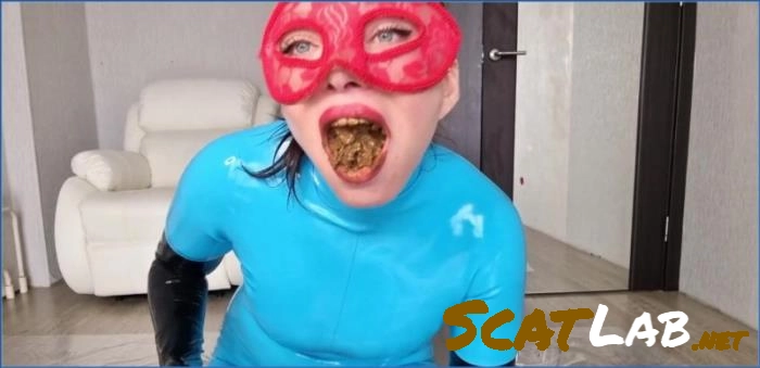 Scatlina Latex Outfit Fetish with 11 Loads of Scat – ScatLab poster