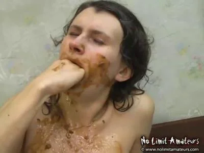 Scat Eater (Mary, Barbara) Defecation, Amateur [SD] NoLimitAmateurs.com