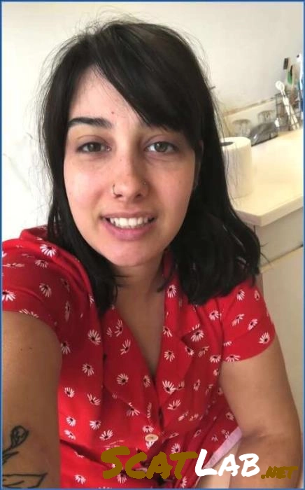 Cute Sabrina 15 in HD: Scat Pooping Scene