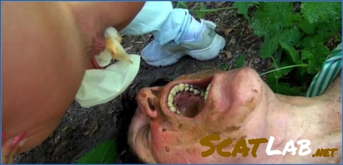 Shit into Mouth in the Woods P2 with Lady Amy and Lady Atropa in HD 720p – ScatLab poster