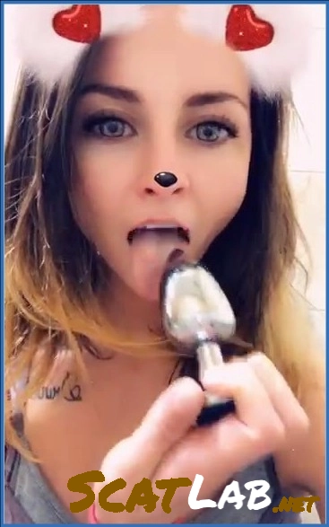 Scat Domination with LilbuttLex: Licking My Butt Plug Clean 13 – ScatLab poster