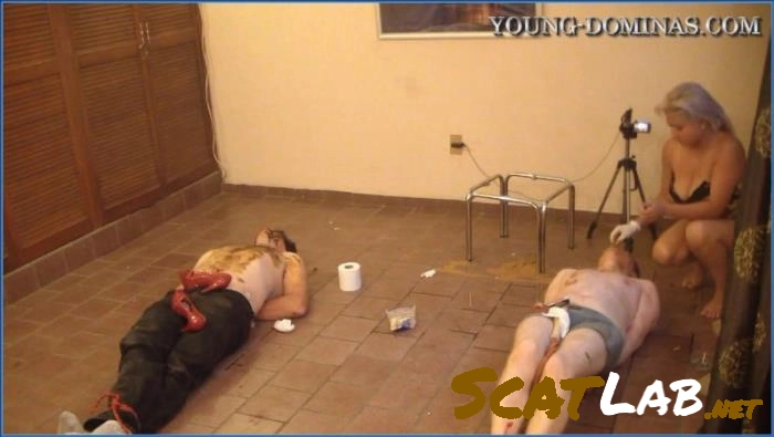 enjoy in Double Slave Part 7 SC with Extreme Mexican Scat and Sadomasochism - scat porn video at ScatLab.net