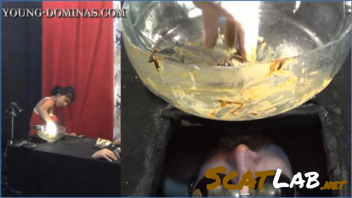 Mexican Scat Sadomasochism in HD 1080- Black Box Poop Receiver Part 4 - scat porn video at ScatLab.net