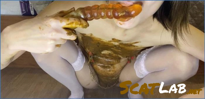 Pooping from a Fucking Machine and Dirty Fisting with Shit Smearing Starring Veronika - related scat video at ScatLab