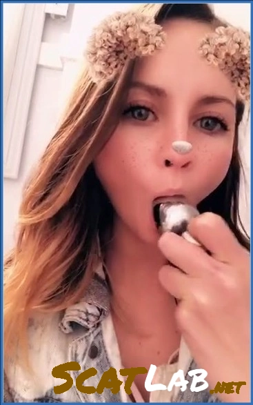 LilbuttLex Hardcore Anal Scat Play in Licking My Butt Plug Clean 12 - related scat video at ScatLab