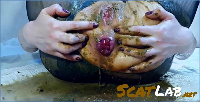 Anna Coprofield's Black Pantyhose Prolapse Scat in 4K – ScatLab poster
