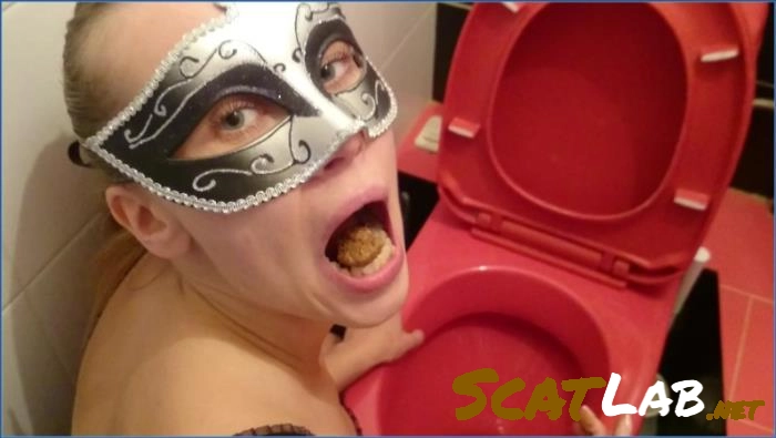 Brown Wife in FullHD Scat Scene Licking Dirty Toilet – ScatLab poster