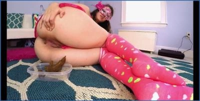 Big Ass Scat Play with LoveRachelle2 in Special Delivery Poop Fantasy - scat porn video at ScatLab.net