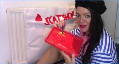 Eva Marie Takes Scat Play to New Heights in Painting With Enema and Shit - related scat video at ScatLab