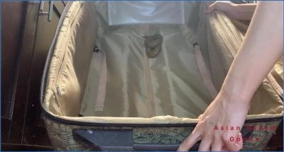 Copro Marinayam19 Solo with Shit in Suitcase and Dildo Play - related scat video at ScatLab
