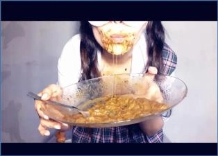 Scat Lina in nasty Shit Eating and Dildo Action in Shit With Honey 1 & 2 HD - scat porn video at ScatLab.net