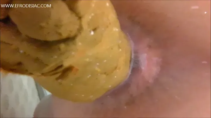 Fast, Soft Poop Drop on the Toilet - Quick Efrodisiac Solo Scat - scat porn video at ScatLab.net