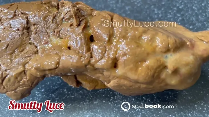 Smutty Luce Takes Her Time with a Double Scat Feast - Generous - scat porn video at ScatLab.net