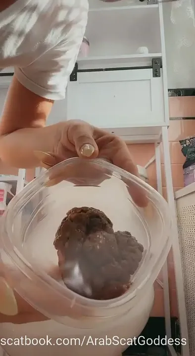 Arab Scat Goddess Squats and Drops a Fast, Messy Solo Kaviar Load - scat porn video at ScatLab.net